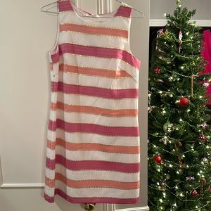 White and pink dress